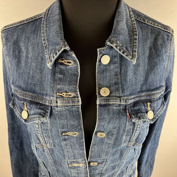 Levi Stauss & Co Denim Blue Jean Small Jacket - Picture 2 of 7